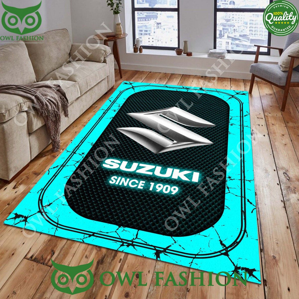 Suzuki 1909 automotive luxury brand rug carpet for living room