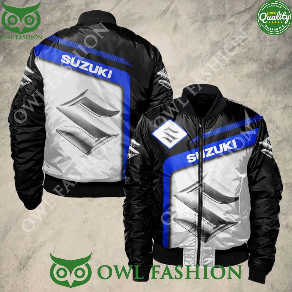 Suzuki Blue Sport 3D Bomber Jacket