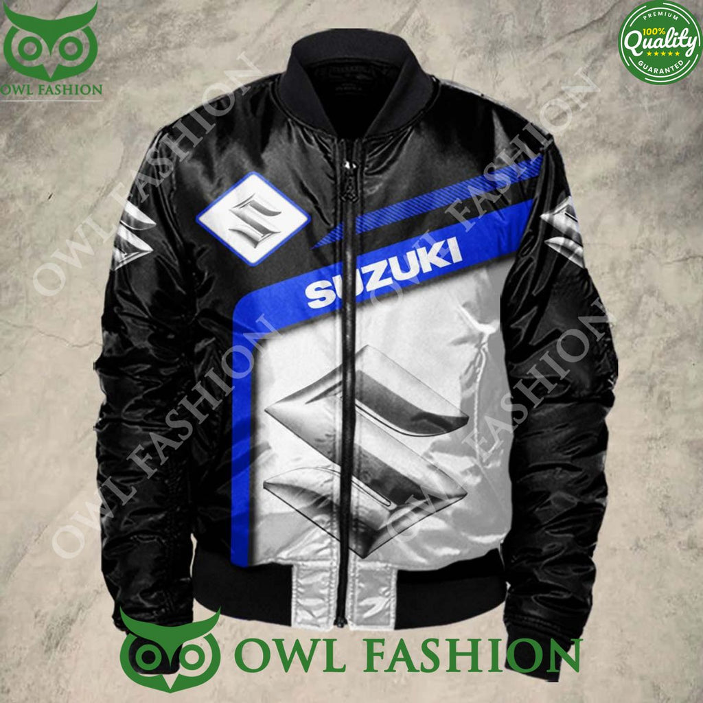 Suzuki Blue Sport 3D Bomber Jacket