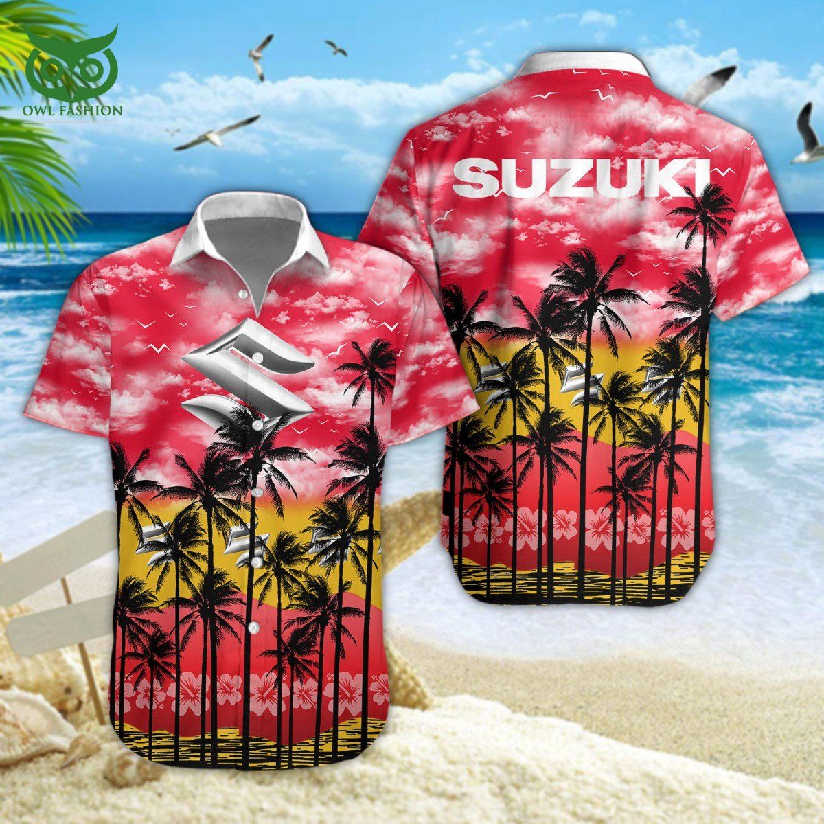 Suzuki Luxury Car Brand Hawaiian Shirt Short