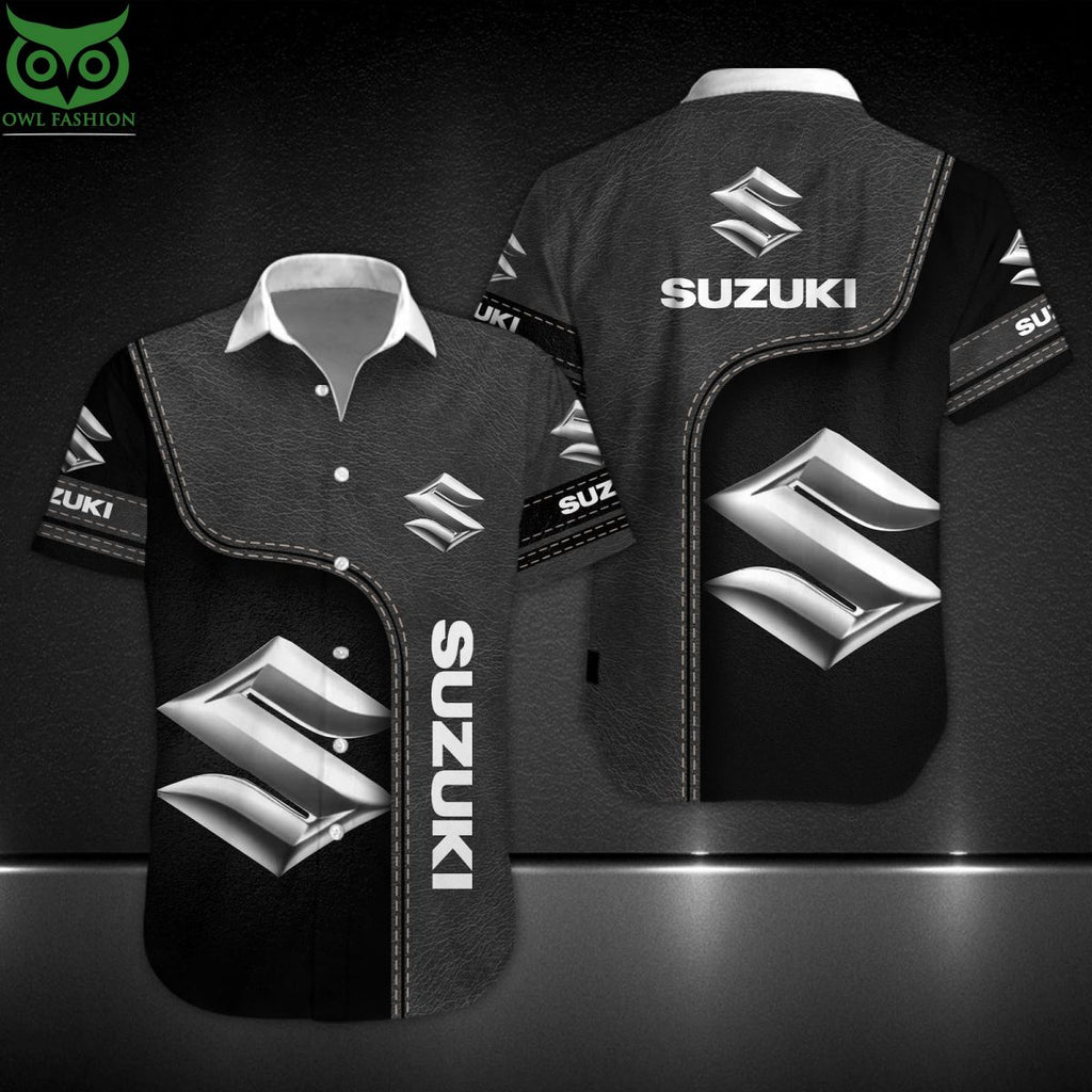 Suzuki Motorcycle Brand Custom Hawaiian Shirt Short