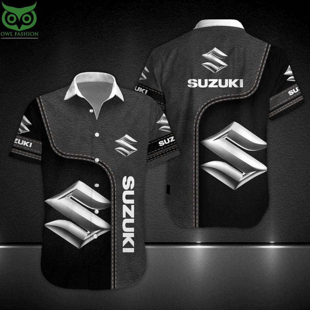 Suzuki Motorcycle Brand Custom Hawaiian Shirt Short