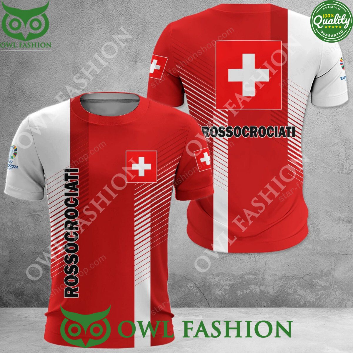 Switzerland Schweizer Fussballnationalmannschaft National Football Team Polo Shirt