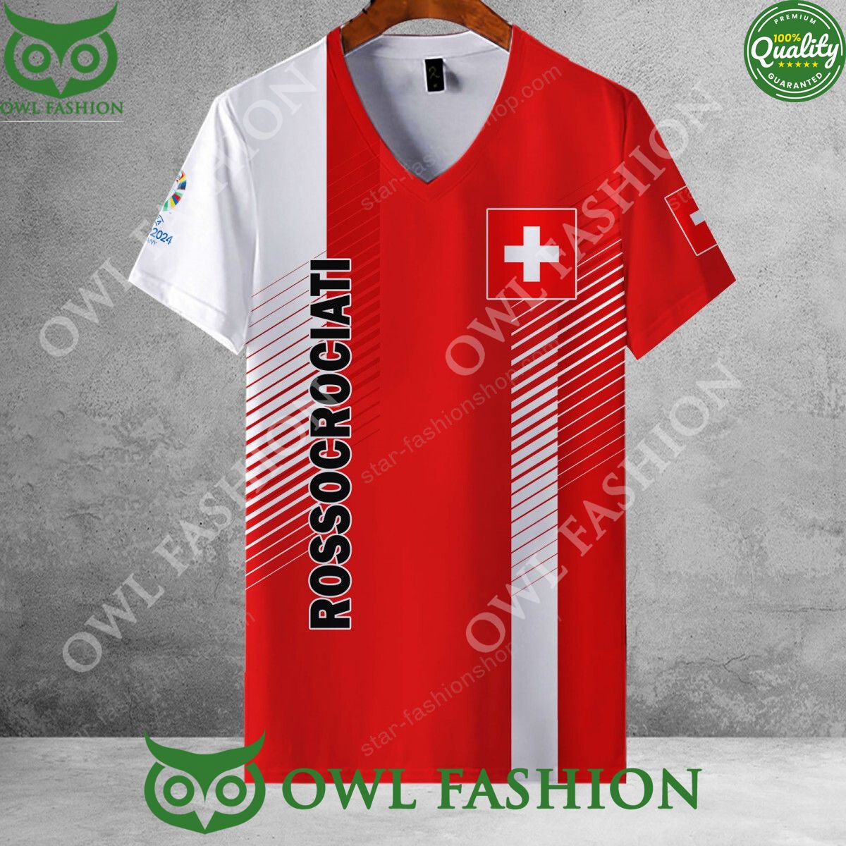 Switzerland Schweizer Fussballnationalmannschaft National Football Team Polo Shirt