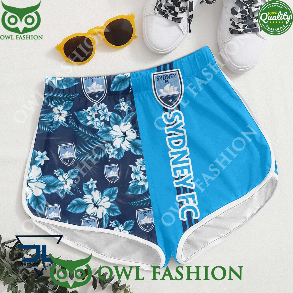 Sydney FC A League Football Hawaiian shirt and short