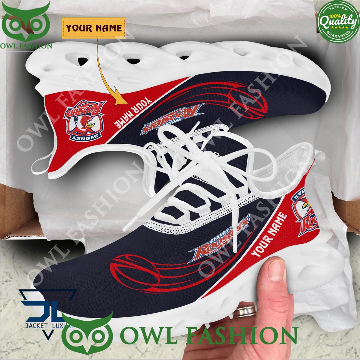 Sydney Roosters Custom Name Rugby Championship NRL Max Soul