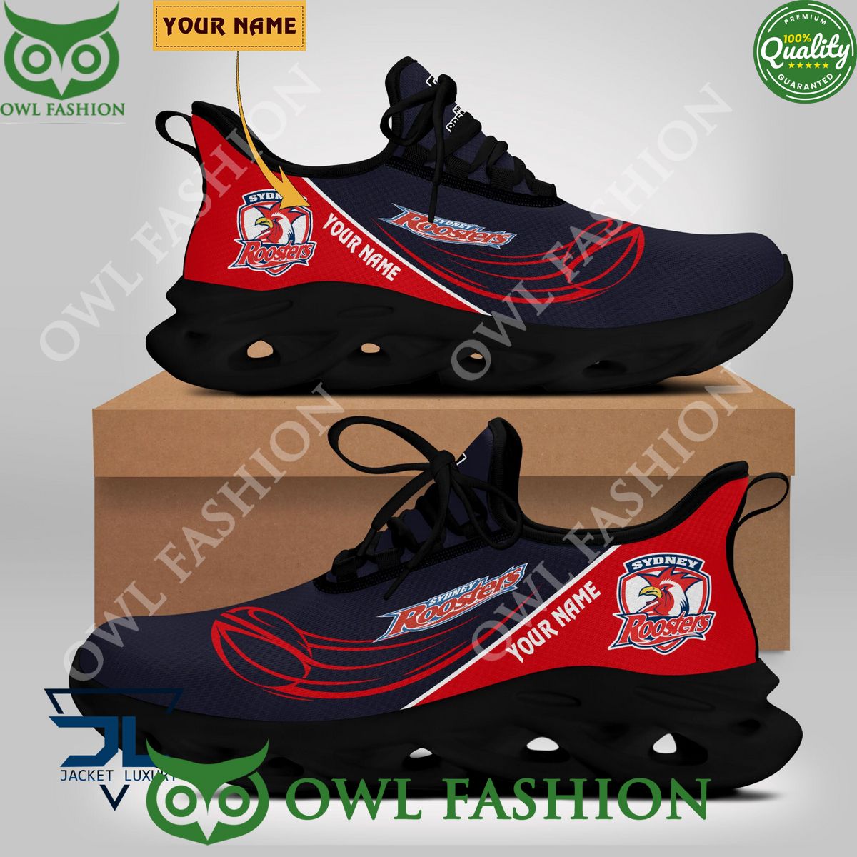 Sydney Roosters Custom Name Rugby Championship NRL Max Soul