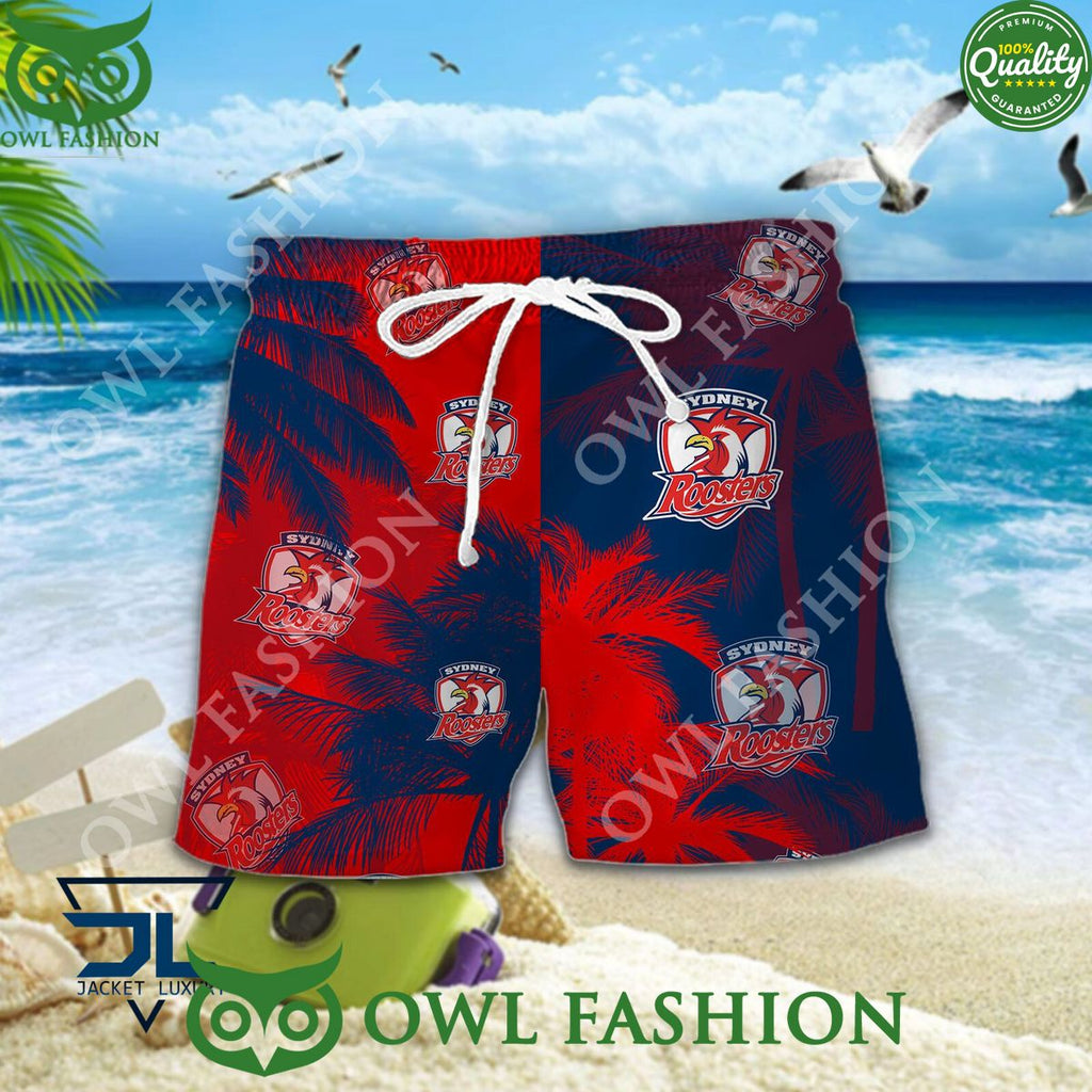 Sydney Roosters NRL Australasia Football Rugby Hawaiian shirt and short