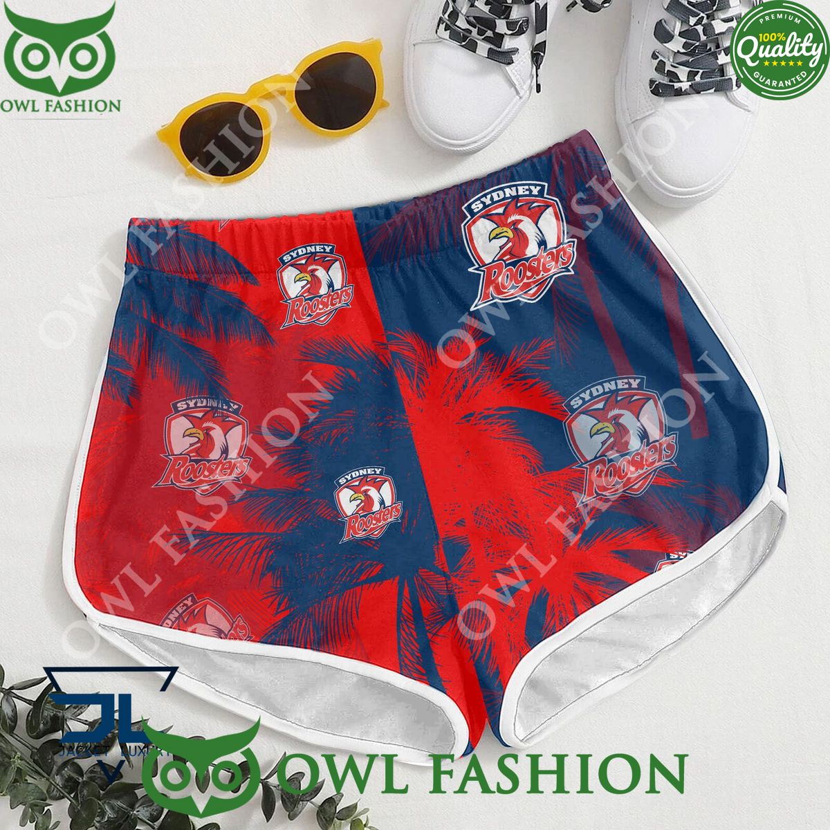 Sydney Roosters NRL Australasia Football Rugby Hawaiian shirt and short