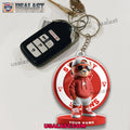 Sydney Swans Football Club Teddy Bear Custom Keychain