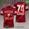 Sydney Swans Red AFL Eighteen 1874 3D t Shirt