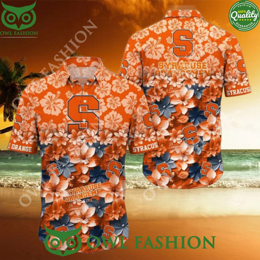 Syracuse Orange Champion NCAA Hawaiian Shirt Trending Summer