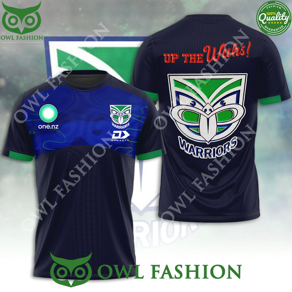 New Zealand Warriors NRL Up the Wahs 3D t shirt