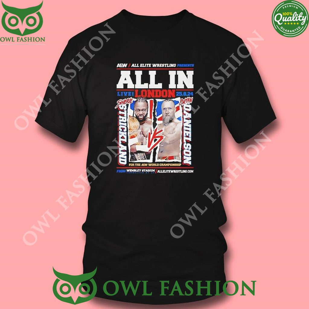 Aew All Elite Wrestling Presents London 2024 Matchup Mjf Vs Will Ospreay Shirt
