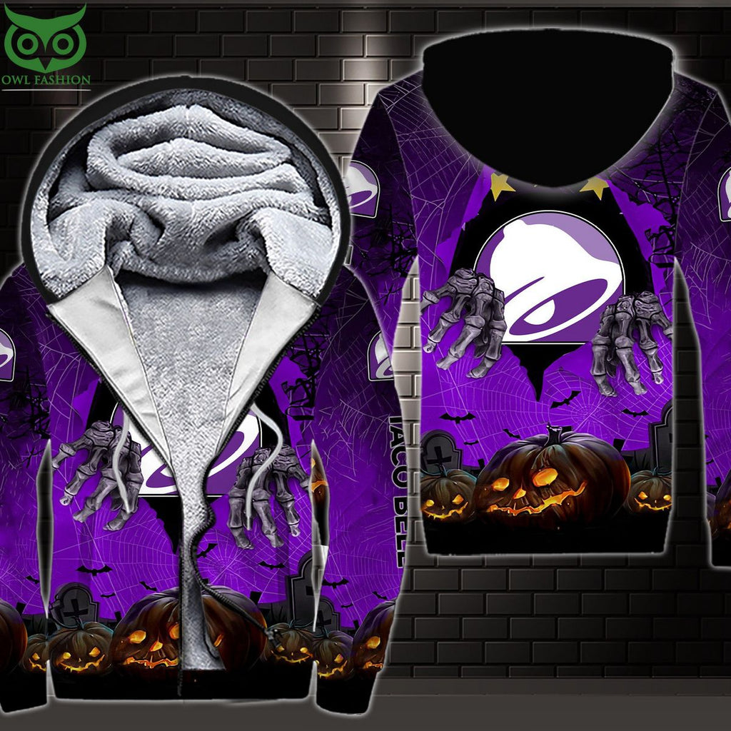 Taco Bell Halloween Death Hand 3D Shirt Hoodie