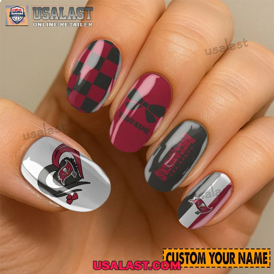 Tampa Bay Buccaneers Women Custom Nails Set