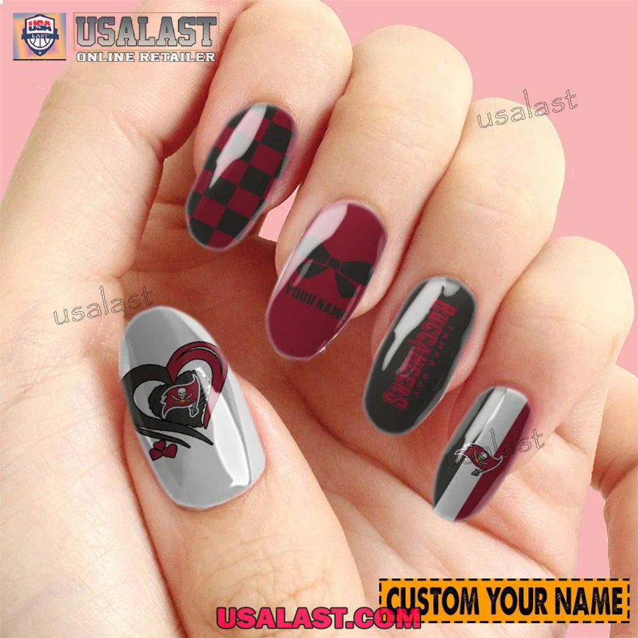 Tampa Bay Buccaneers Women Custom Nails Set