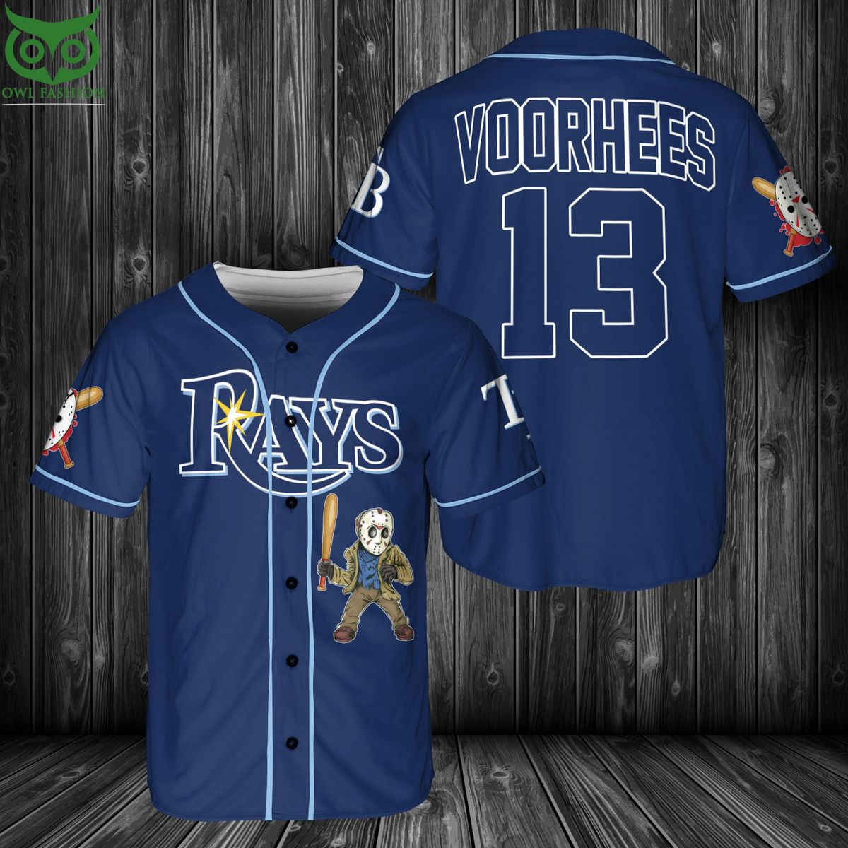 Tampa Bay Rays Jason Voorhees Baseball Jersey