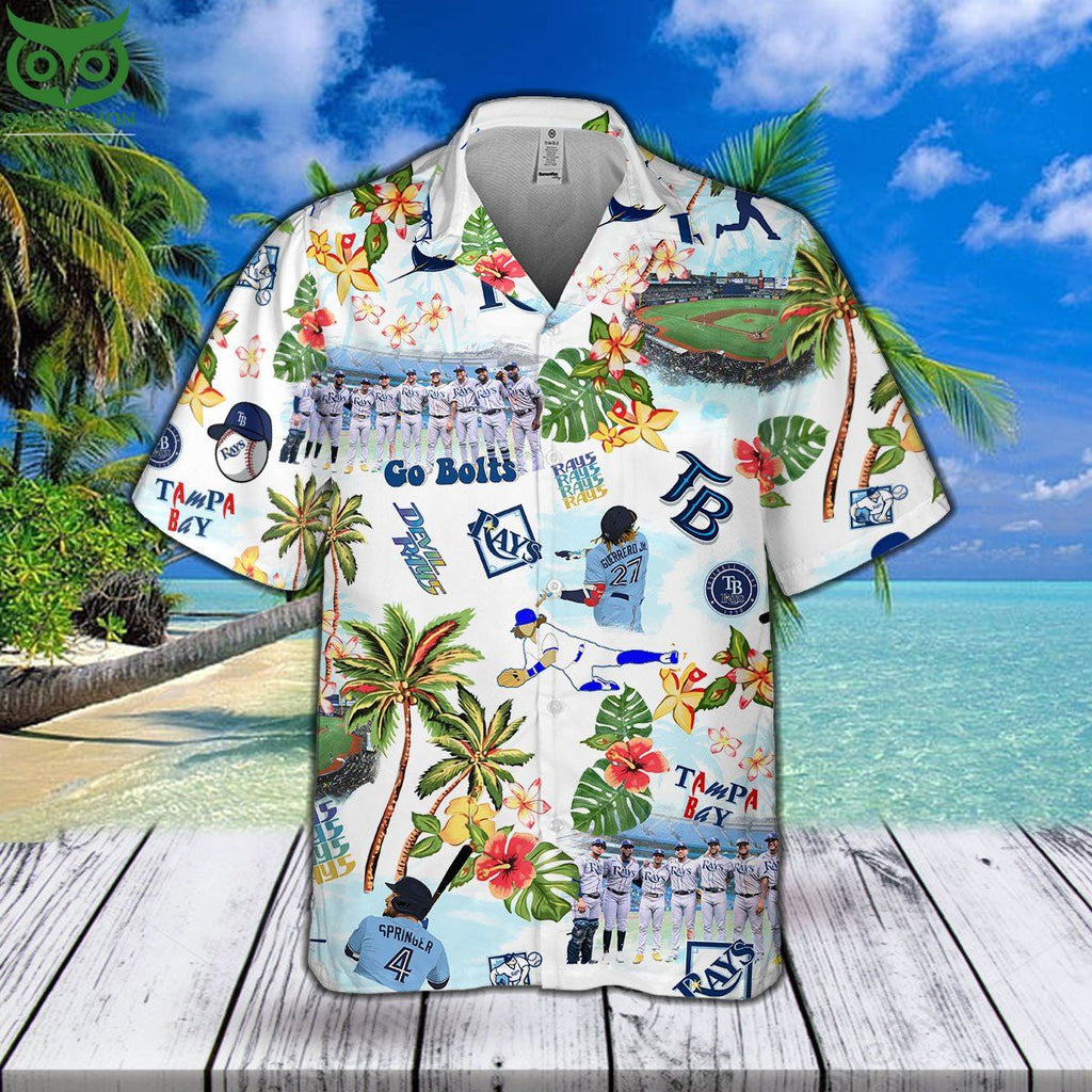 Tampa Bay Rays MLB Aloha Hawaiian Shirt