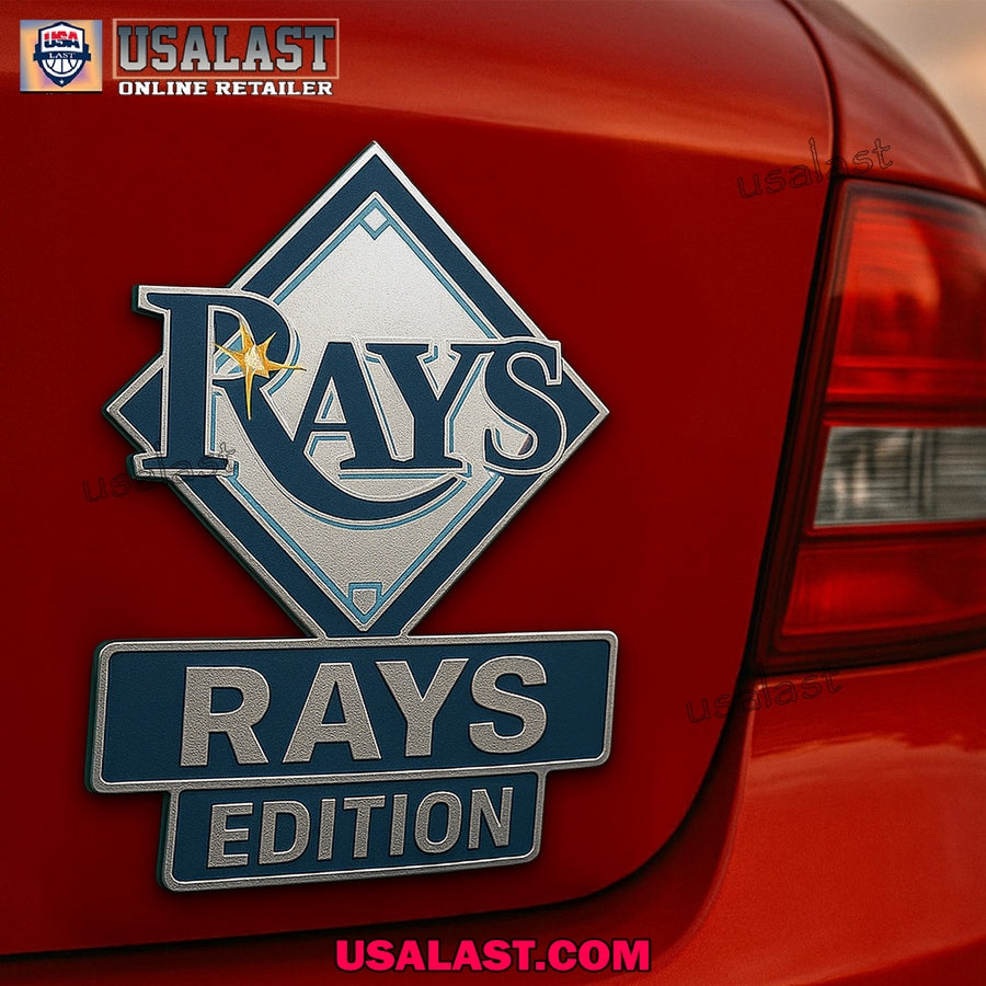 Tampa Bay Rays Premium Car Emblem Custom 3D Badge