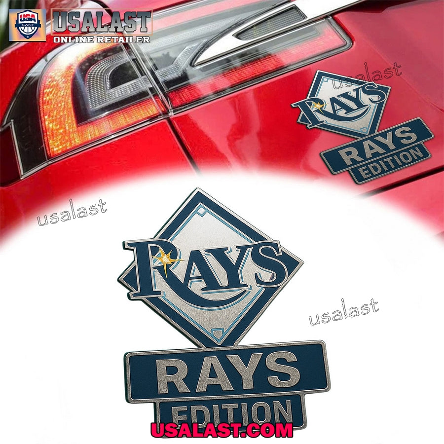 Tampa Bay Rays Premium Car Emblem Custom 3D Badge