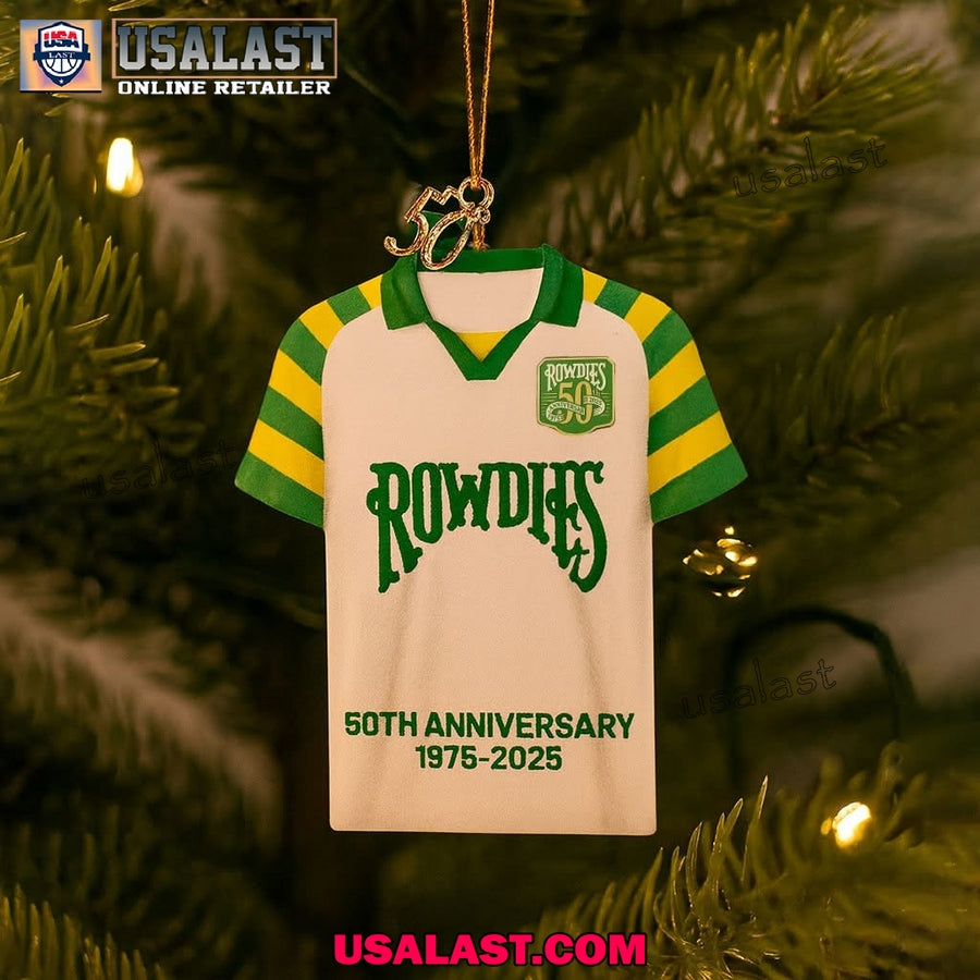 Tampa Bay Rowdies 50th Anniversary Jersey Ornament