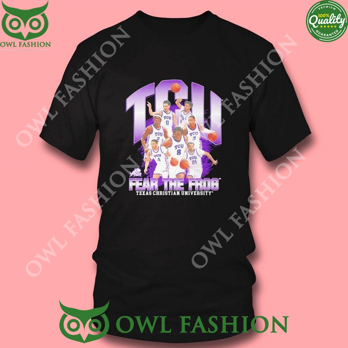 Tcu Horned Frogs 2023 2024 Ncaa Men’s Basketball Post Season Poster Shirt