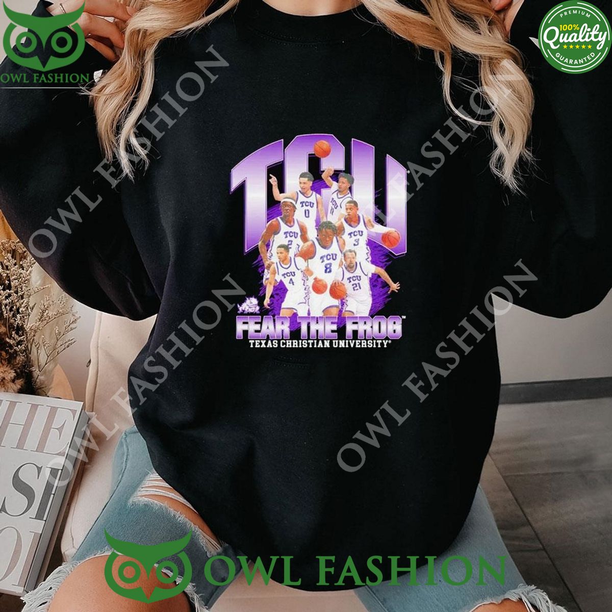 Tcu Horned Frogs 2023 2024 Ncaa Men’s Basketball Post Season Poster Shirt