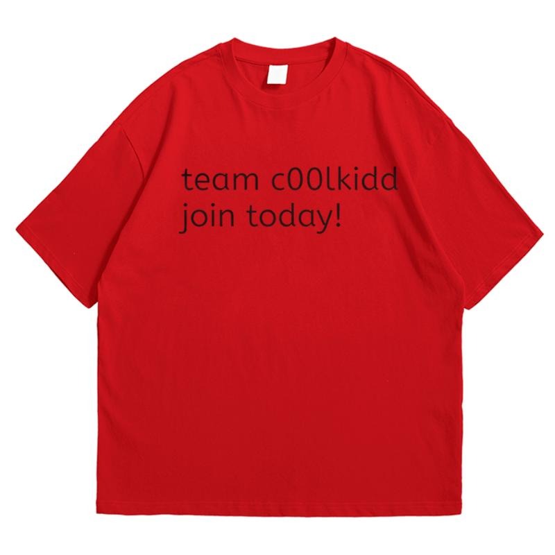 team coolkid - red T-Shirt Perfect Everyday Tee Trendy, Viral, and On-Point Hoodie, Sweatshirt | RetroVerseTees.com