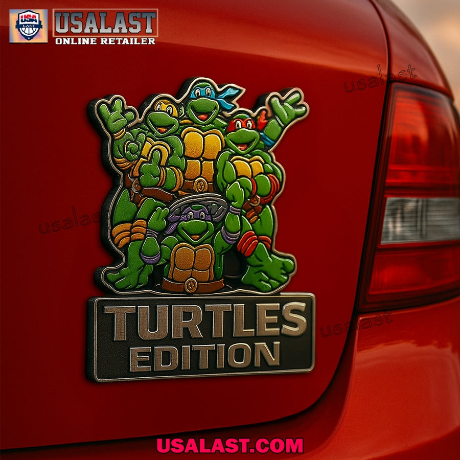 Teenage Mutant Ninja Turtle Edition Car Emblem Custom 3D Badge