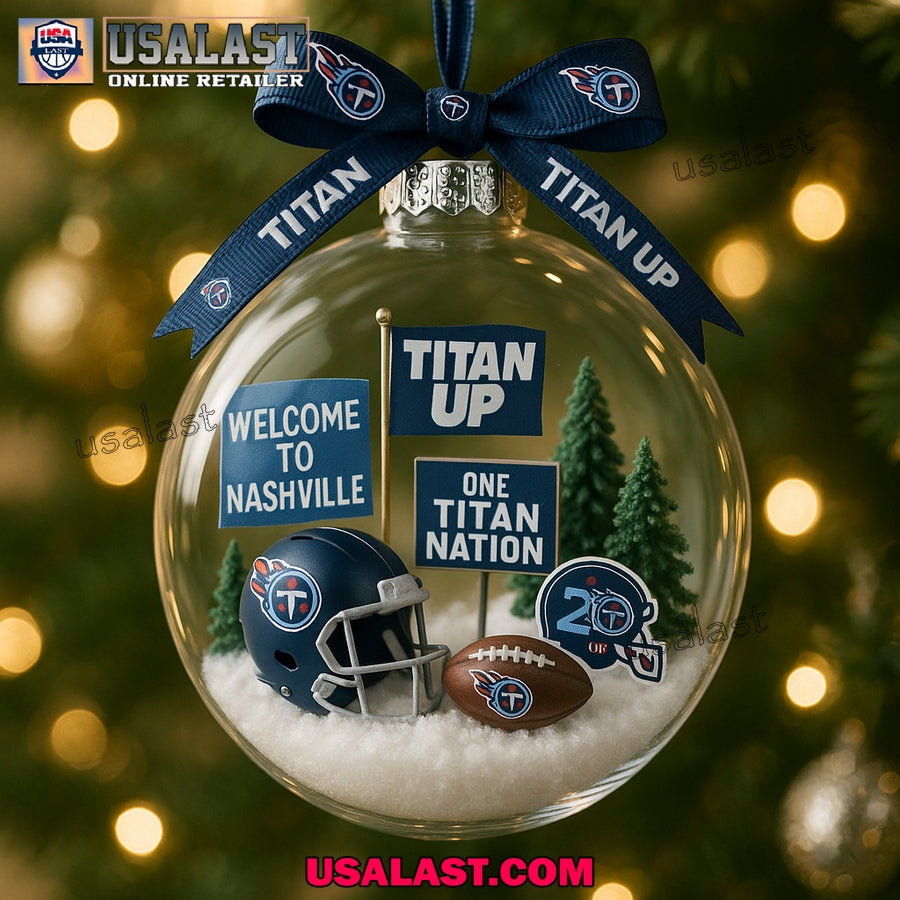 Tennessee Titans Commemorative Christmas Ornament