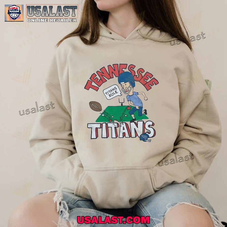 Tennessee Titans x Beavis and Butthead Apparel Tee Shirt, Sweatshirt