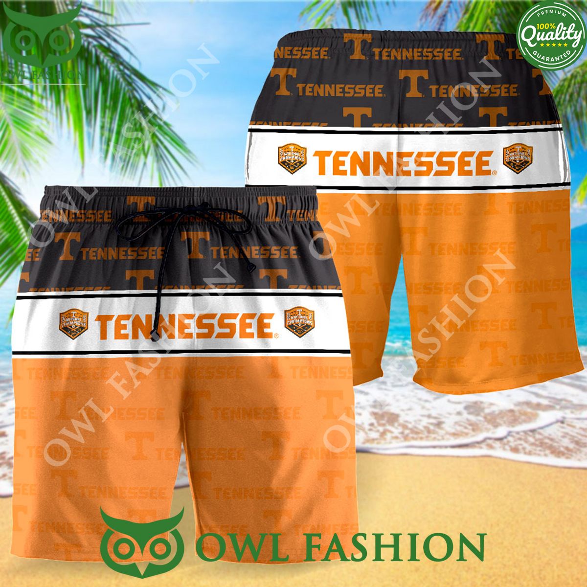 Tennessee Volunteers Baseball NCAA 3D Hawaiian Shirt Short