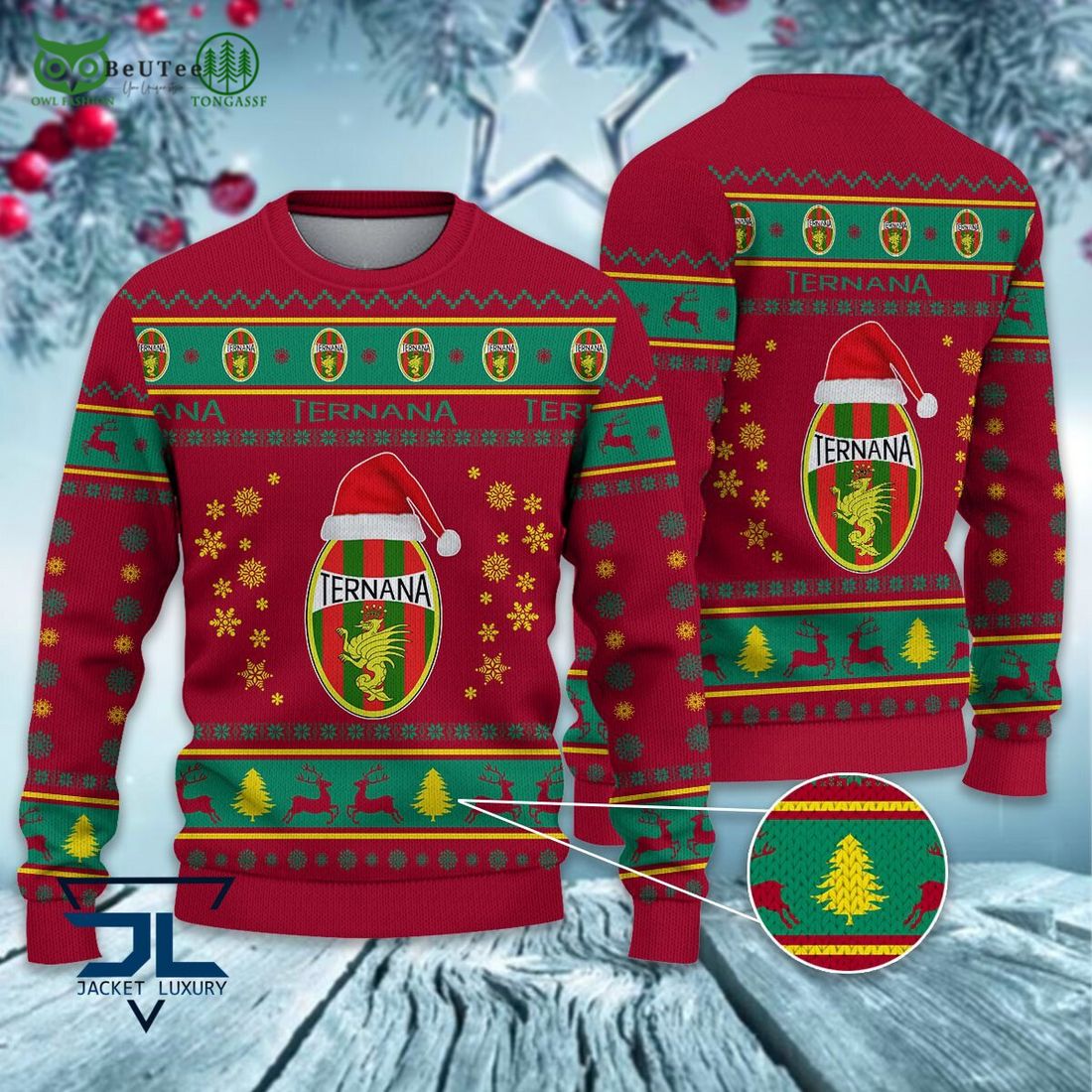 Ternana Calcio Football Lega Serie A Ugly Sweater
