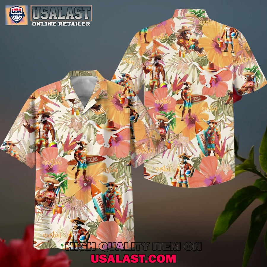 Texas Longhorns Austin Hawaiian Shirt