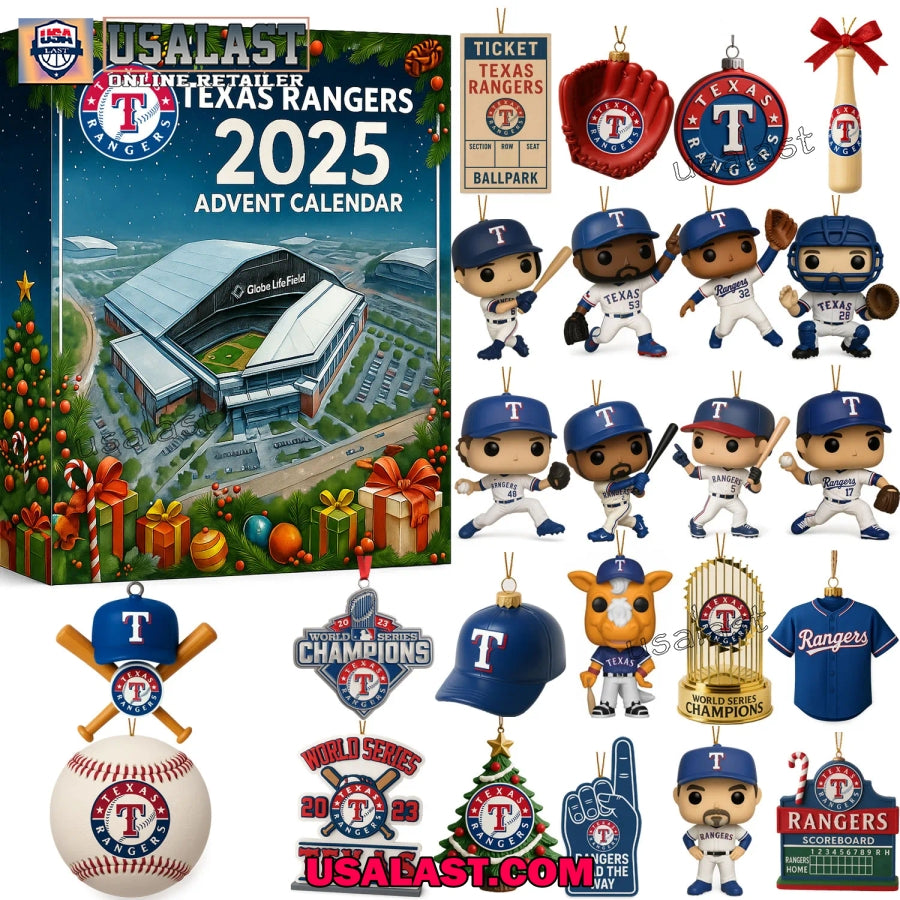 Texas Rangers 2025 Christmas Advent Calendar