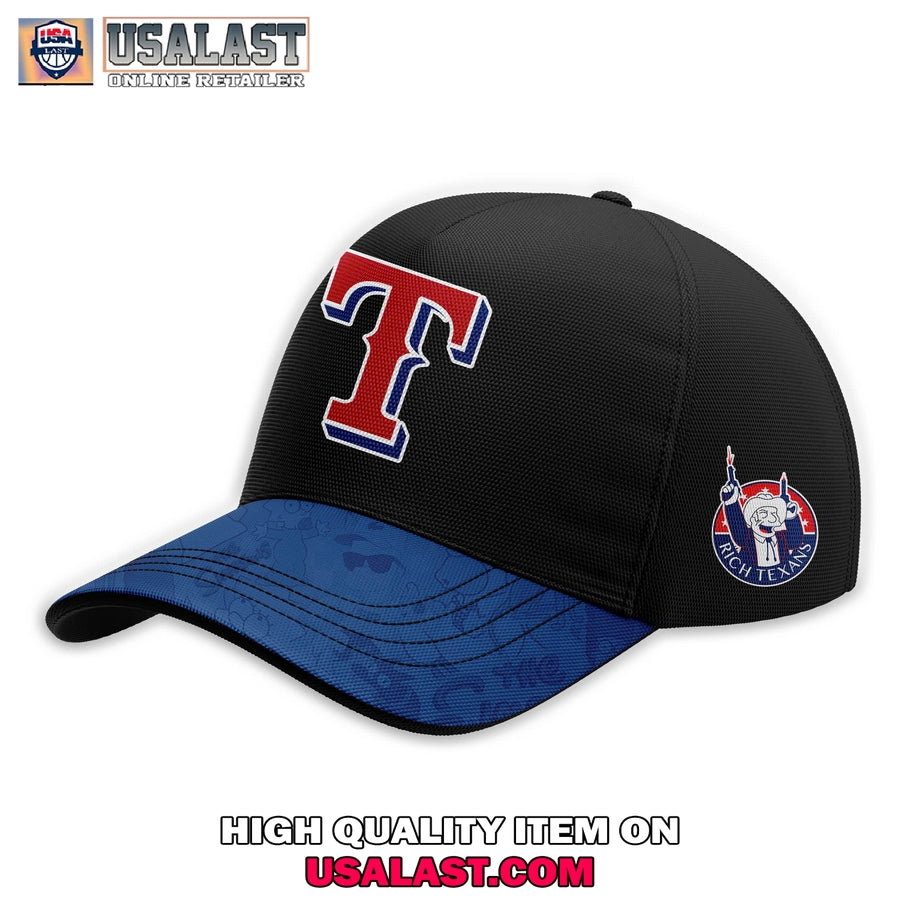 Texas Rangers Mix The Simpsons Heritage Custom Baseball Jersey