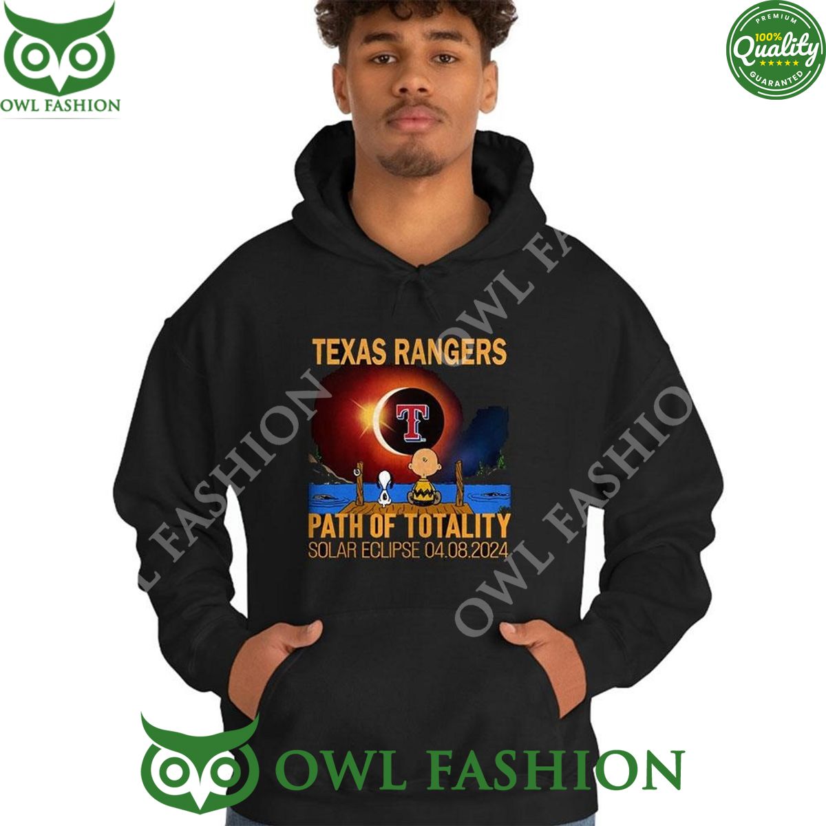 Texas Rangers Path Of Totality Solar Eclipse 2024 Shirt Hoodie Ladies Tee