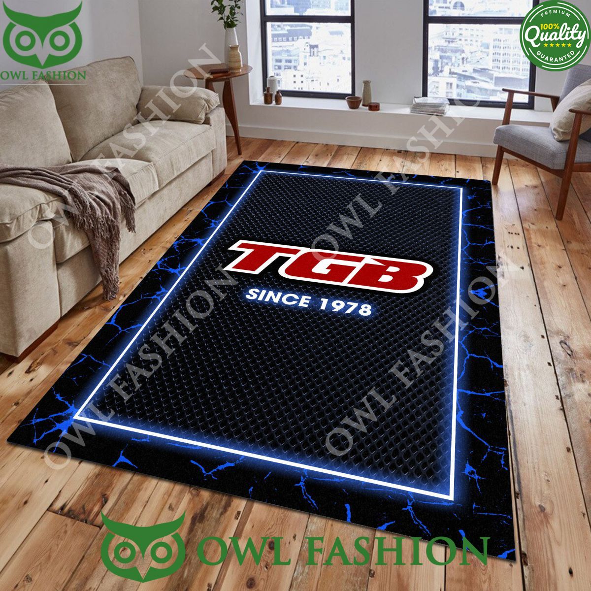 TGB Motorcycles Custom Lightning Color Motor Brand Carper Rug Living Room