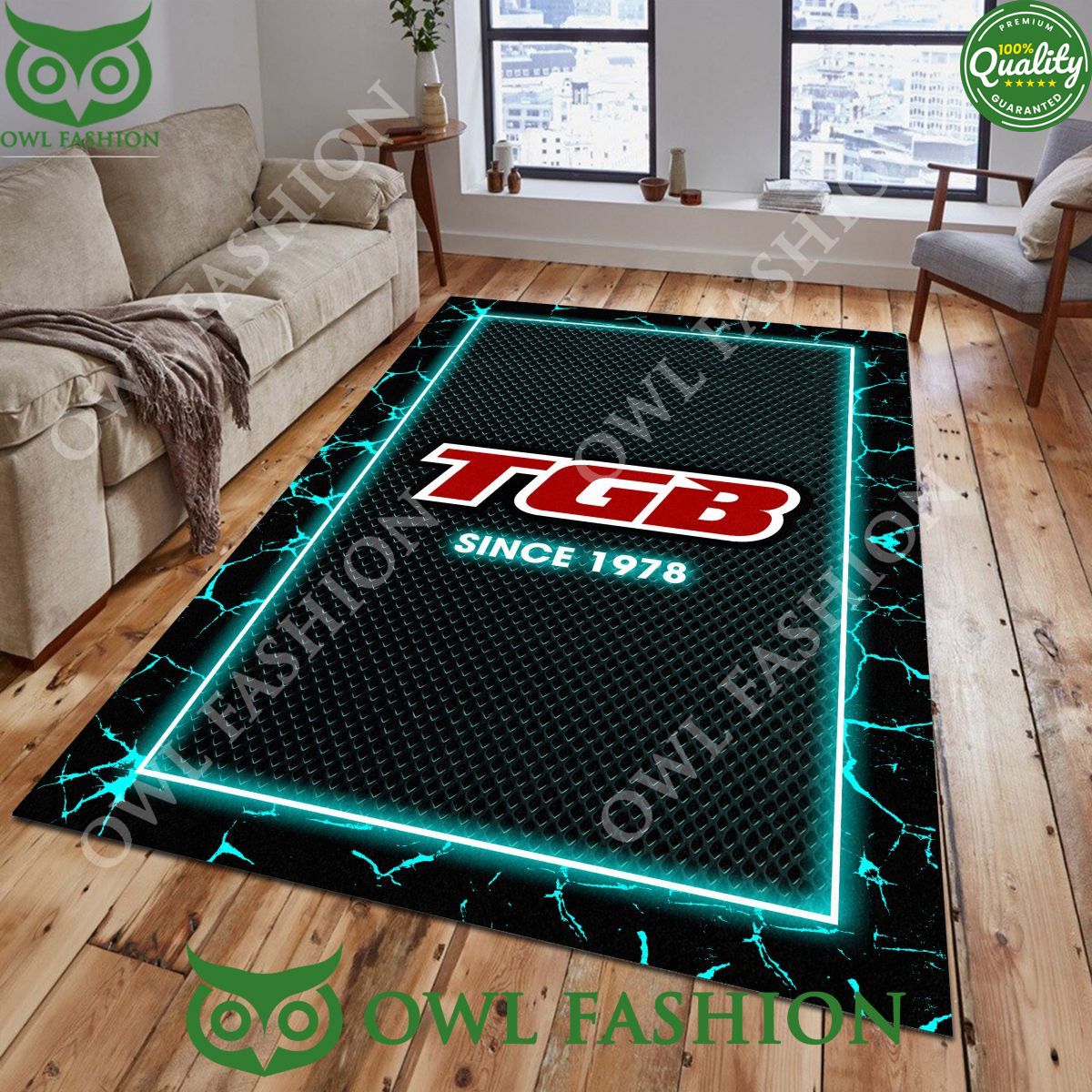 TGB Motorcycles Custom Lightning Color Motor Brand Carper Rug Living Room