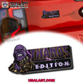 Thanos Avengers Edition Laser Engraved Car Name Badge