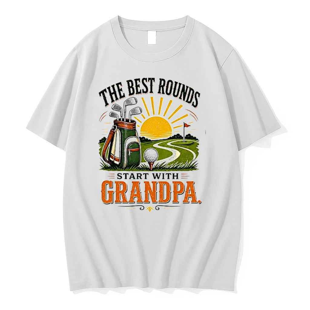 The Best Rounds Start With Grandpa Golf 0 Tshirts Sweater