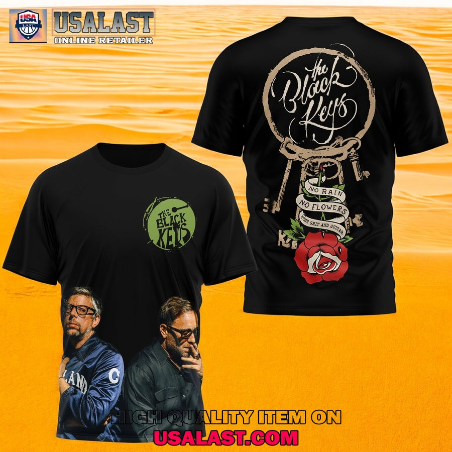 The Black Keys No Rain No Flowers Tour 2025 3D Shirt