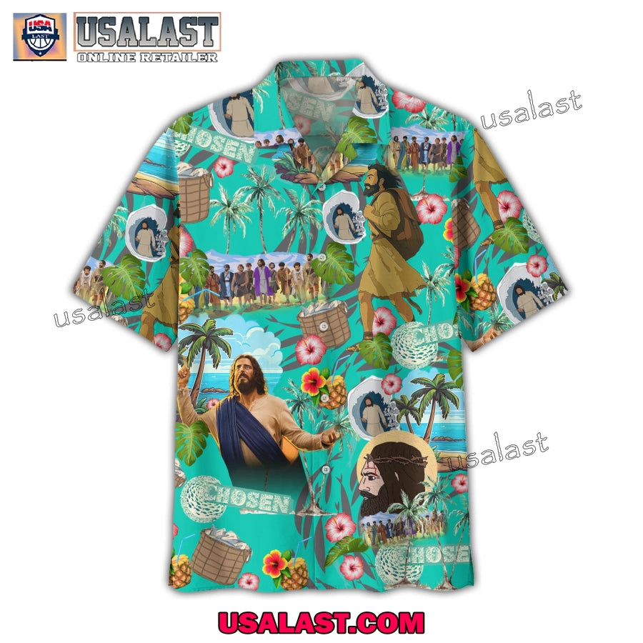 The Chosen Tropical Short Sleeve Button Shirt