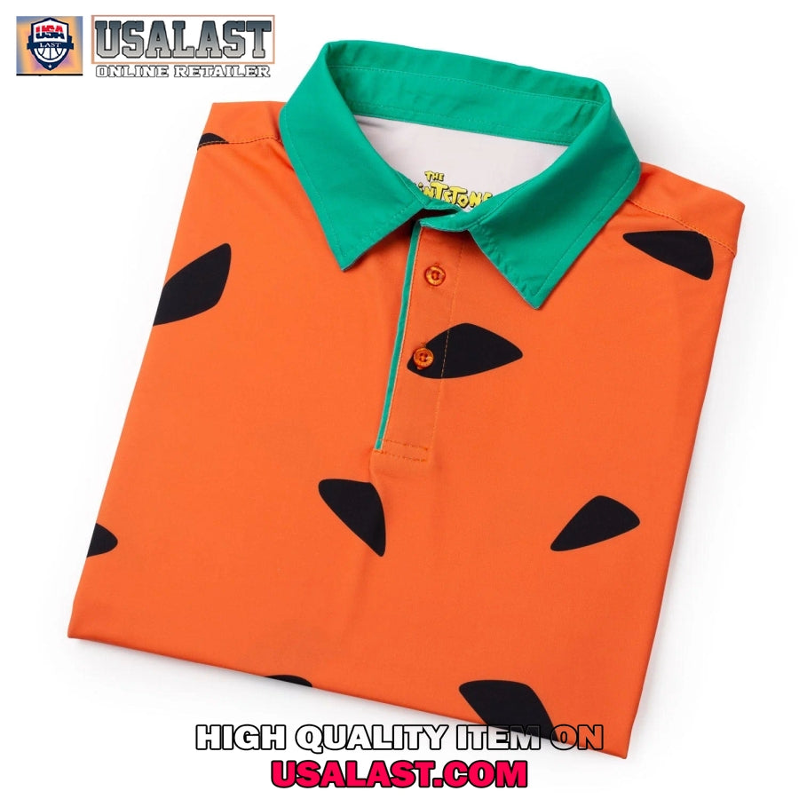 The Flintstones Cartoon Men Polo Shirt