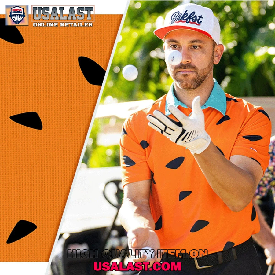 The Flintstones Cartoon Men Polo Shirt