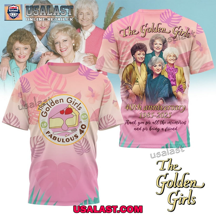 The Golden Girls 40th Anniversary 3D T-Shirt