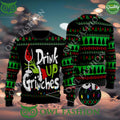 The Grinch Xmas Drink Up Grinches Ugly Christmas Sweater Jumper