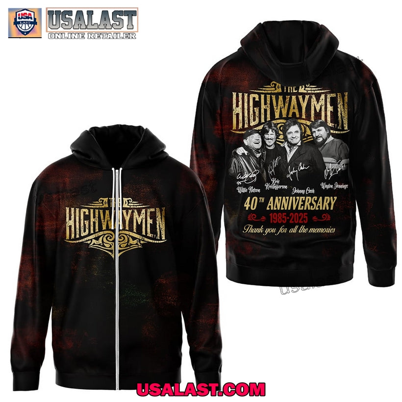 The Highwaymen 40th Anniversary 3D T-Shirt