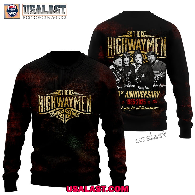 The Highwaymen 40th Anniversary 3D T-Shirt
